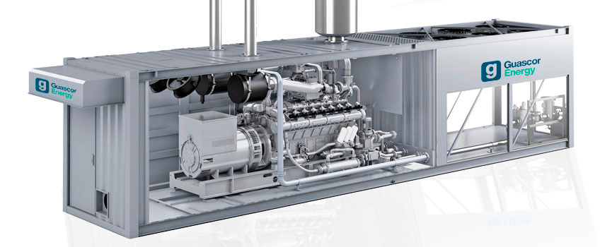 Контейнерное исполнение электростанций Guascor Energy Engines